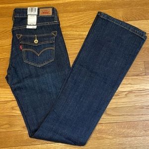 Levi’s NWT Juniors 2 Blue Jeans 679 High Rise Bootcut Jeans